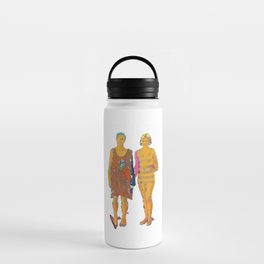 Boy and Girl from Mumu (Orange) Water Bottle