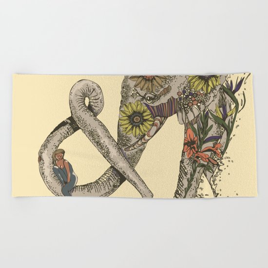 LET'S GO HOME Beach Towel
