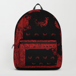 Black and Red Hobgoblin Bandana Backpack