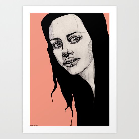Lip Ring Art Print