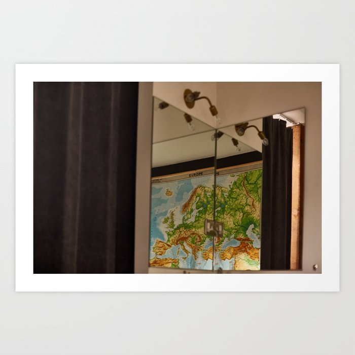 Map of Europe Art Print by asamiphotography Society6