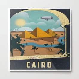 Vintage poster - Cairo Metal Print