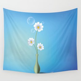  Flowers And Vase - Vase Of Flowers - Ask Me About My Plants Wall Tapestry