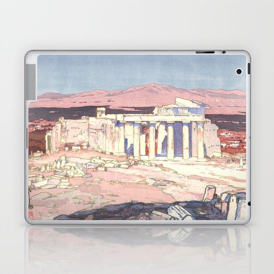 Hiroshi Yoshida - Acropolis - Japanese Vintage Ukiyo-e Woodblock Painting - Europe Series Laptop & iPad Skin