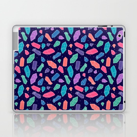 Multicoloured crystals Laptop & iPad Skin