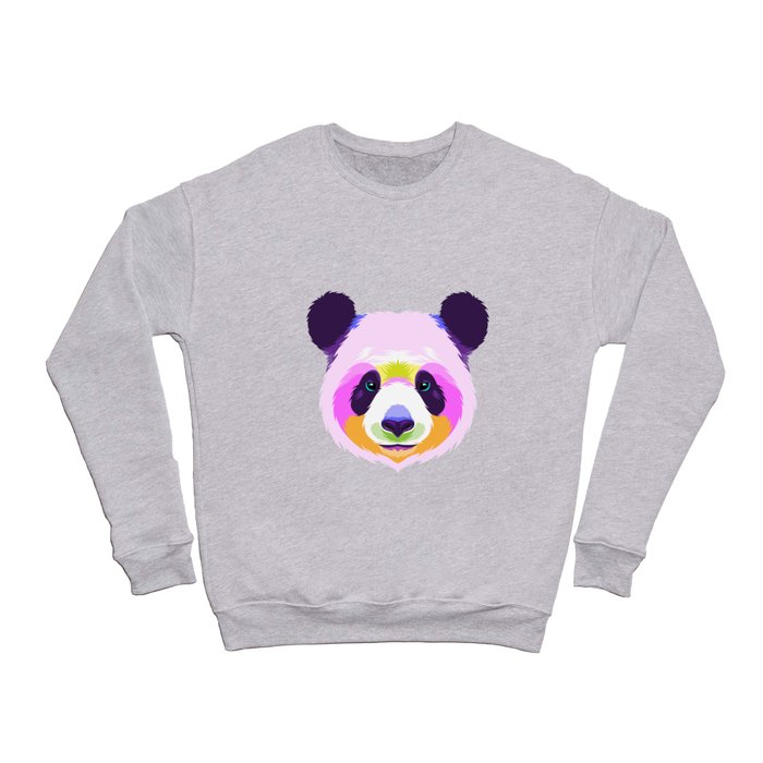 panda head pop art Crewneck Sweatshirt
