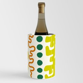 Abstract vintage colorful pattern collection 1 Wine Chiller