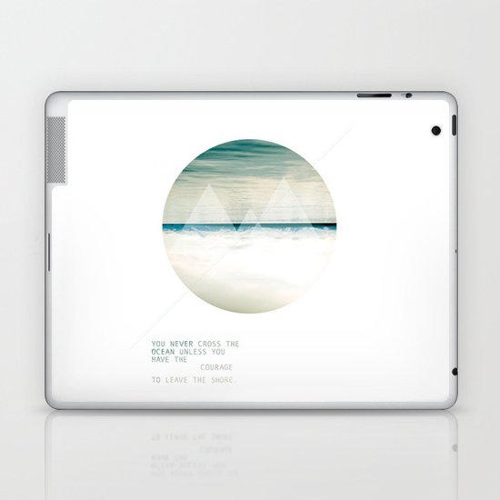 Leave the Shore Laptop & iPad Skin