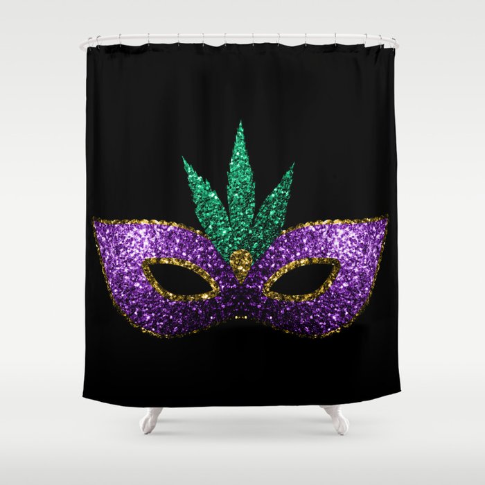 Mardi Gras Mask Purple Green Gold Sparkles Shower Curtain By Mardi Gras Mask Purple Green Gold Sparkles Shower Curtain By Pldesign Society6
