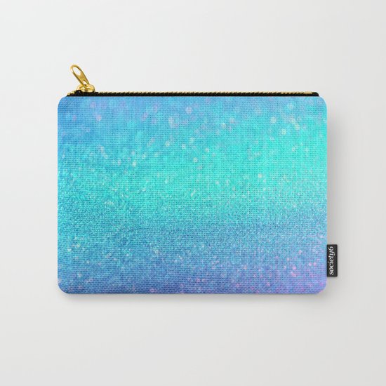 purple blue glitter Carry-All Pouch
