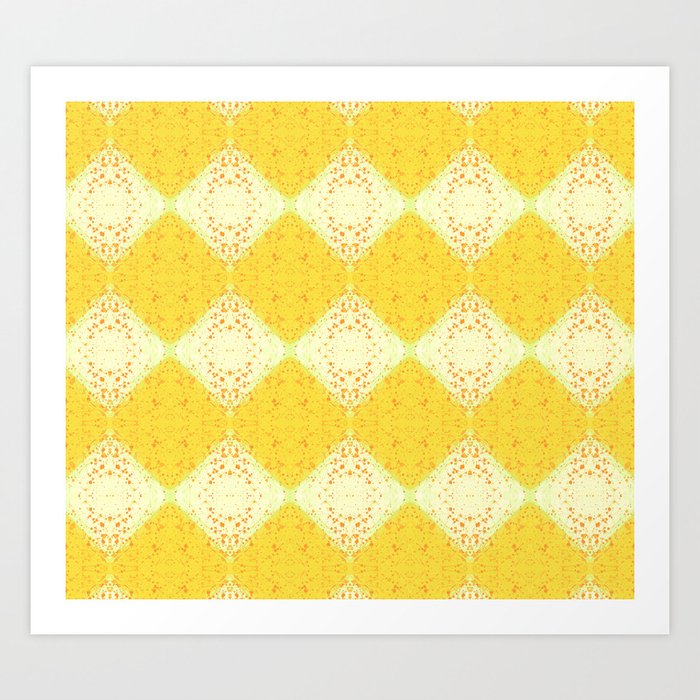 Diamond Tragedy Lemon Art Print