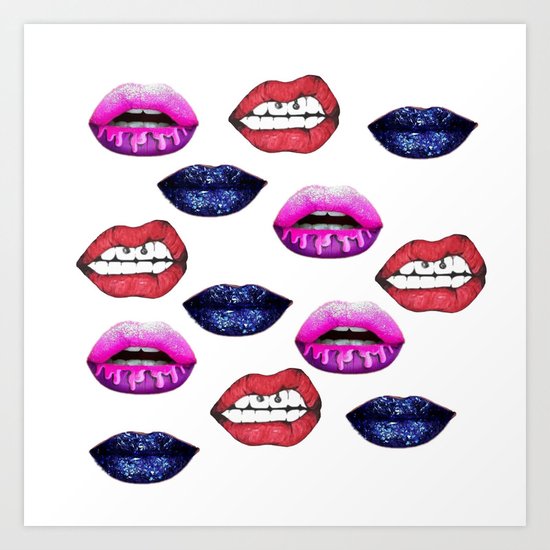 Lips Art Print