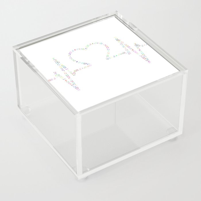 Heart Ekg Acrylic Box