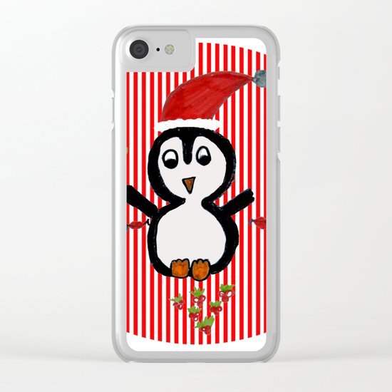 My Penguin | Christmas Spirit Clear iPhone Case