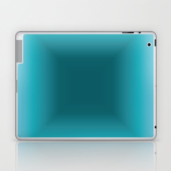 Gradient cyan Laptop & iPad Skin