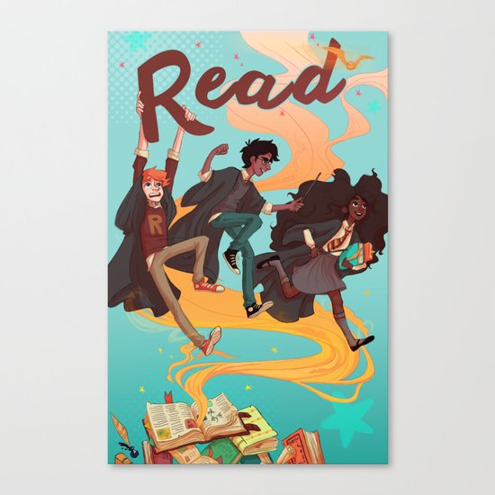 Read! Canvas Print