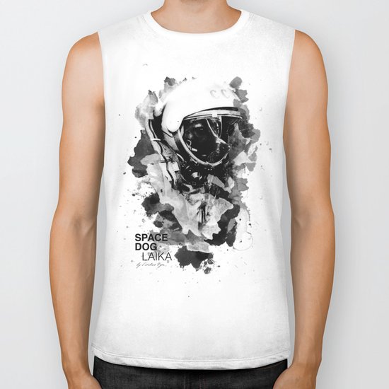 Space Dog Biker Tank