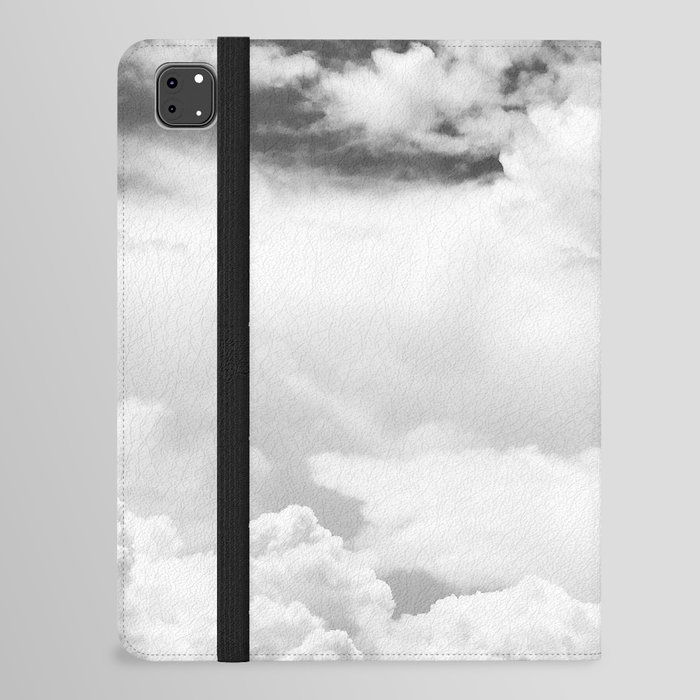 Massively Majestic Clouds In Elegant Noir Above Mountains iPad Folio Case