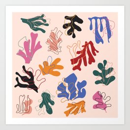Matisse Overload patterns Art Print