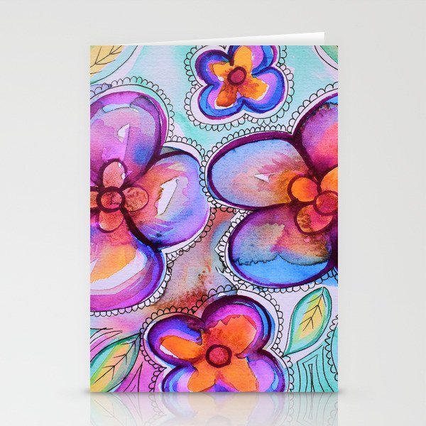 Flower power  Stationery Cards