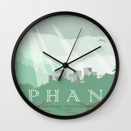 Planet Exploration: Phan Wall Clock