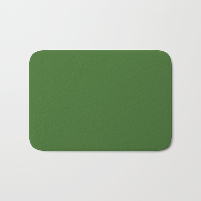 Green Color Bath Mat