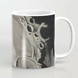 Étienne Léopold Trouvelot: Moonscape 1875 Coffee Mug | Drawing, Pastel, Ink Pen, Graphite, Celestial, Illustration, Astronomy, Moon, 19Thcentury 