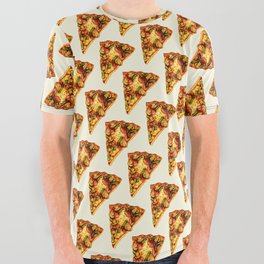 Pizza Pattern All Over Graphic Tee
