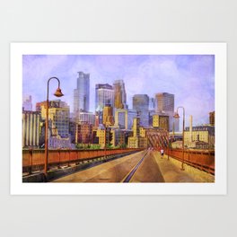 The city is calling my name today. Art Print