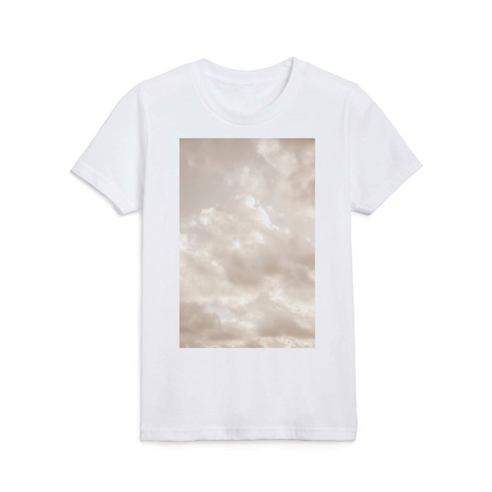 Soft Beige Clouds #1 #wall #art #society6 Kids T Shirt