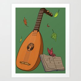 the name of the wind Art Print