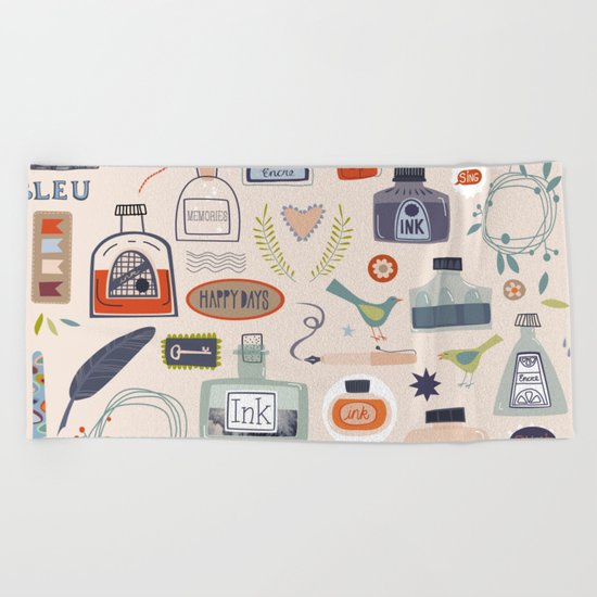 Ink Beach Towel