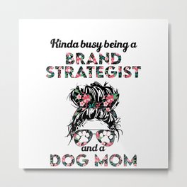 Brand strategist friend job gifts. Perfect present for mother dad friend him or her  Metal Print