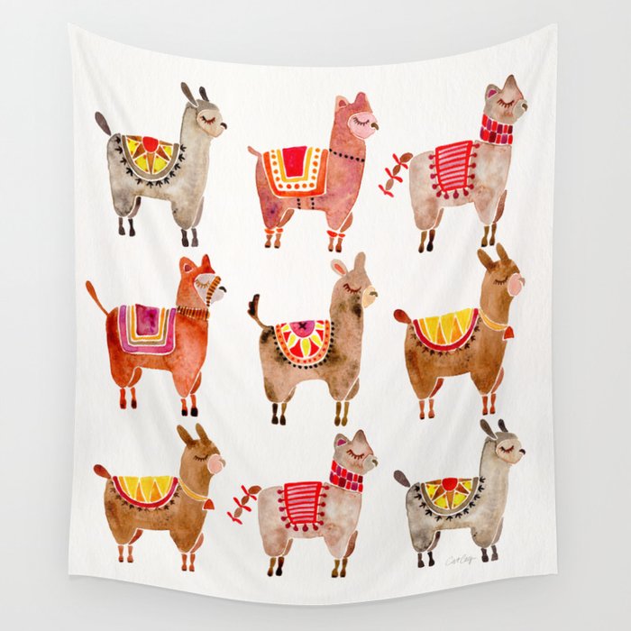 Alpacas Wall Tapestry