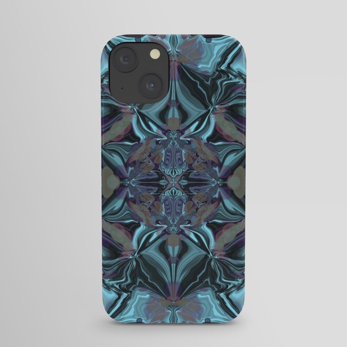 Multidimensional Vintage Turquoise Bling  iPhone Case