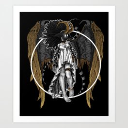 Angel Punk Art Print