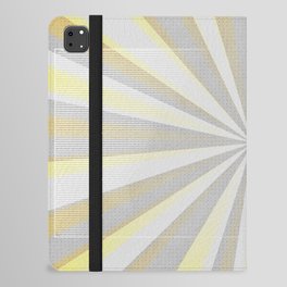 Grey comic stripes iPad Folio Case