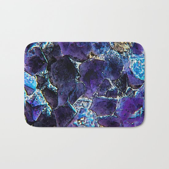 AMETHYST ABSTRACT Bath Mat