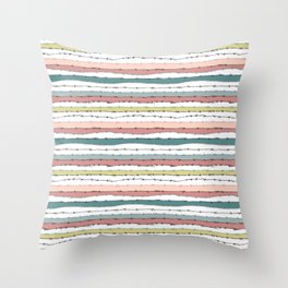 Modern decorative pattern on social issues Throw Pillow