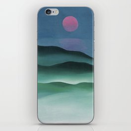 Pink Moon over Water (1924) by Georgia O'Keeffe iPhone Skin