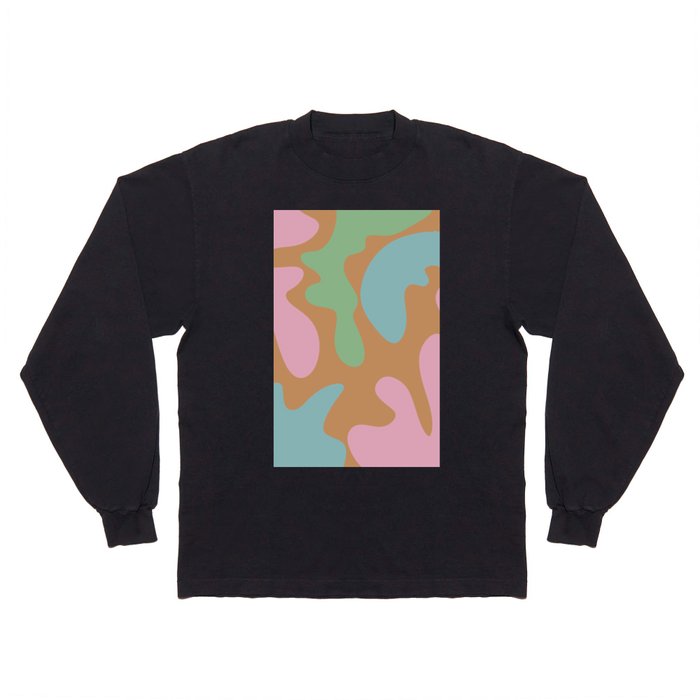 4 Abstract Shapes 220725 Valourine Digital Design Long Sleeve T Shirt