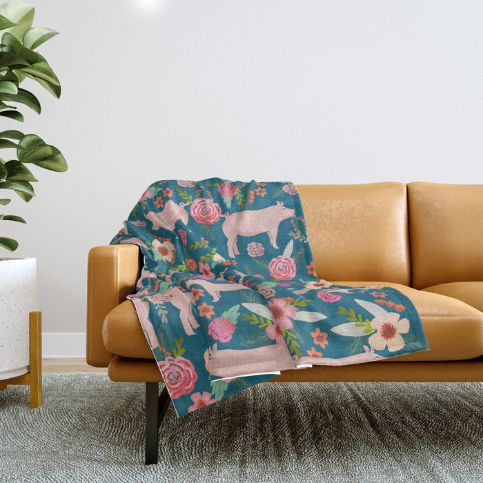 Pig best sale blanket throw