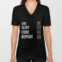 Coding Programmer Gift Medical Computer Developer V Neck T Shirt