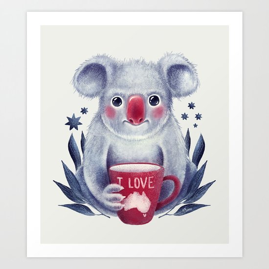 I♥Australia Art Print