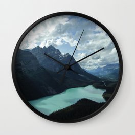 Blue Lake Wall Clock