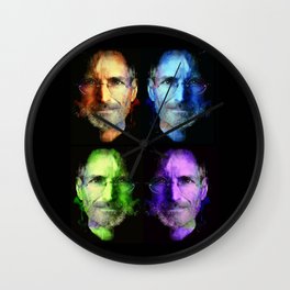 Steve Jobs Wall Clock