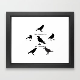 six of crows Framed Art Print