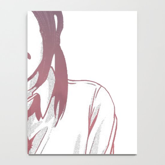 No Face Sad Japanese Anime Aesthetic Notebook By Poser Boy Society6