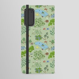 Camping adventure pattern Android Wallet Case