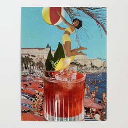 Cocktail Splash Poster